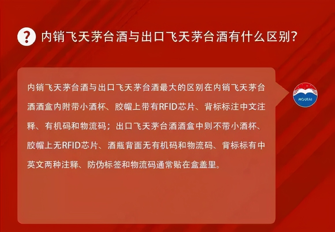 茅台酒出口版跟国内的区别图片，茅台出口版怎么看？