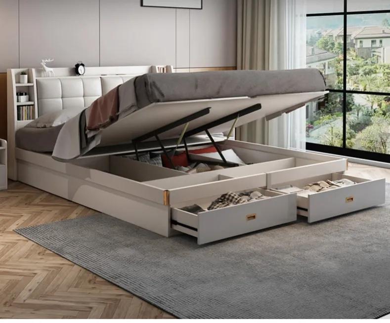 你还在买双人床睡觉使用吗（新式带储物空间的床整洁美观省空间）