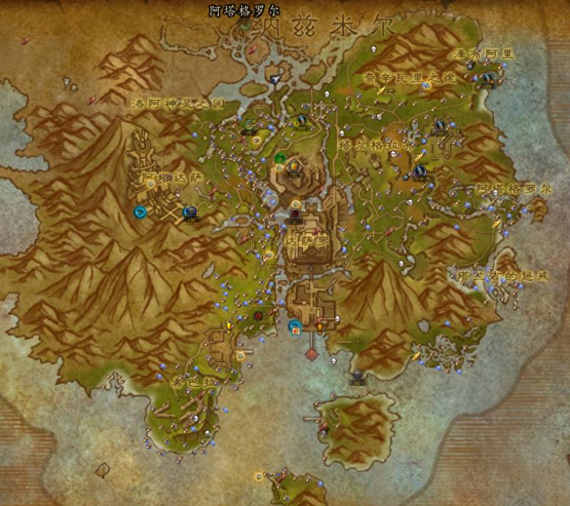 魔兽世界采矿地图上怎么不显示矿点？魔兽世界8.2版本采矿专业8张地图矿点全分享
