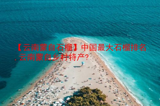 【云南蒙自石榴】中国最大石榴排名,云南蒙自乡村特产? 第1张 【云南蒙自石榴】中国最大石榴排名,云南蒙自乡村特产? 第1张