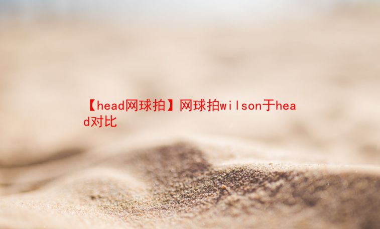 【head网球拍】网球拍wilson于head对比  第1张